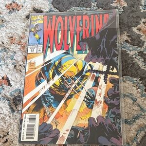 Marvel Wolverine Trading Card - Red, Blue, Yellow